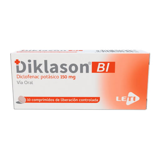 [7591585113948] DIKLASON BI (DICLOFENAC POTASICO) 150MG X 10 COMPRIMIDOS (LETI)