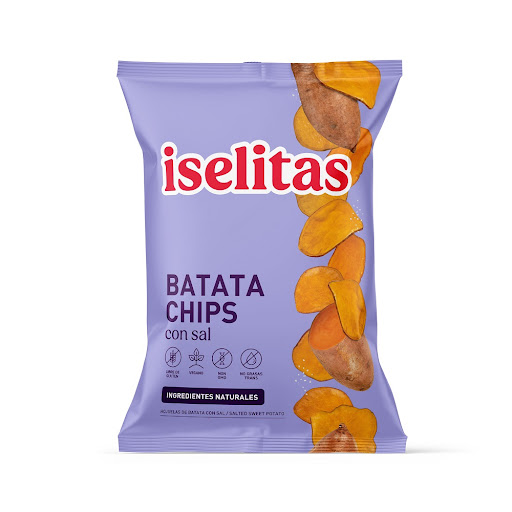 [51497418861] BATATA CHIPS CON SAL 160GR (ISELITAS)