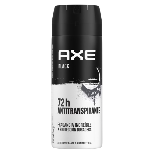 [7791293043746] 72 HORAS ANTITRANSPIRANTE FRAGANCIA INCREIBLE BLACK (AXE)