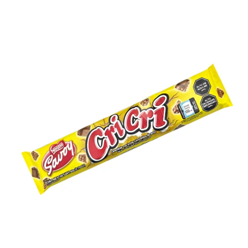 [7591016851562] CHOCOLATE C/LECHE Y ARROZ 60GR (CRI-CRI)