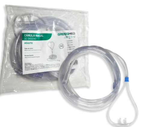 [7597830008045] CANULA DE OXIGENO NASAL ADULTO   X 1 UNIDAD (GROSSMED)
